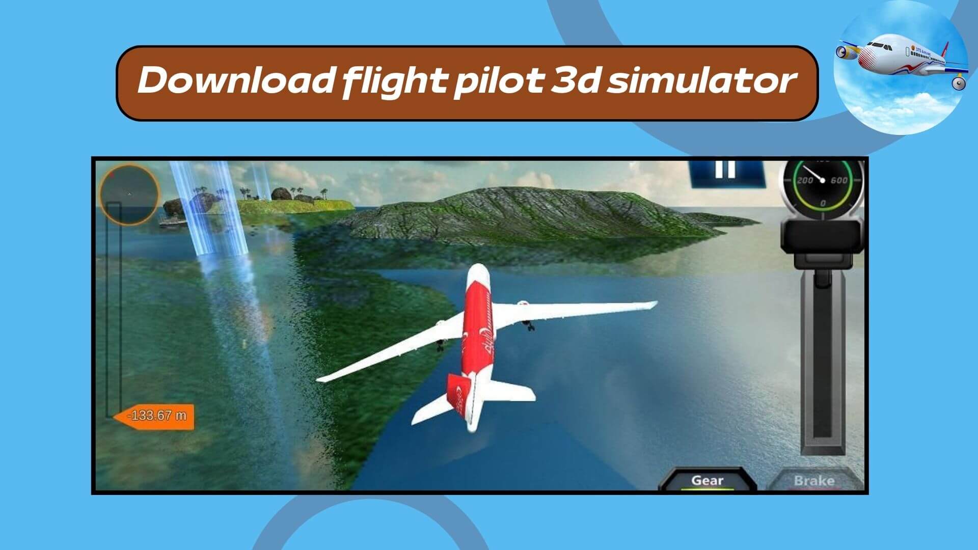 Download flight pilot 3d simulator Android and iPhone free latest version