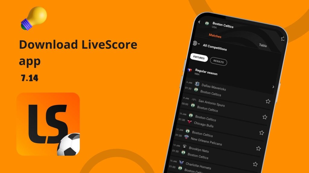 Download LiveScore Android iPhone for free, latest version